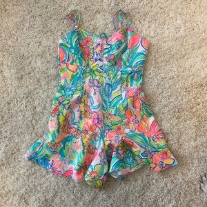 Lilly Pulitzer Coralie Romper sz 2 NWOT